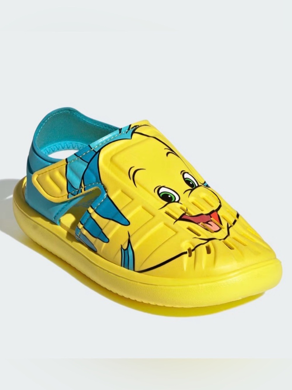 Adidas X Disney Unisex Kids The Little Mermaid Flounder Water Sandal Size 12K